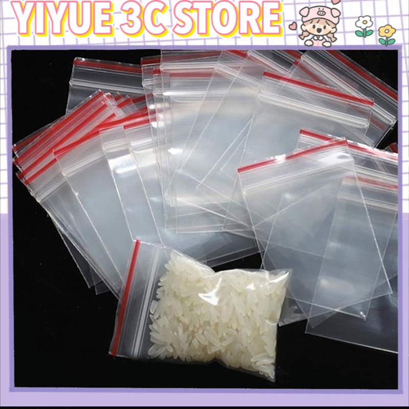 Set 100 Túi Đựng Thực Phẩm Trong Suốt Khóa Miệng Tiện Dụng