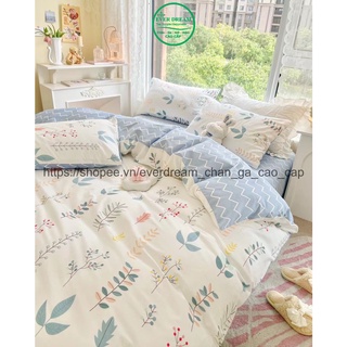 Sét Ga Gối kèm Vỏ Chăn EverDream 59 Nhập Khẩu, 100% Cotton Living cao cấp, Đủ Mọi Kích Thước