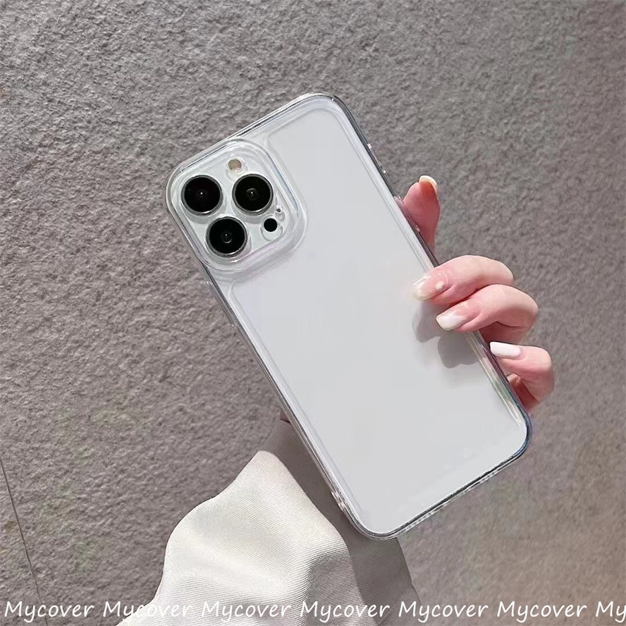 Ốp Điện Thoại Trong Suốt Chống Sốc Hình Đôi Mắt Thiên Thần Cho iPhone 13 12 11 Pro Xs