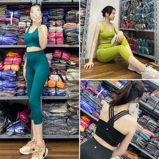 [Mã SKAMLTSM9 giảm 10% đơn 99K] ✅ Ảnh Thật 100% - Mặc Là Mê ✅Bộ tập GYM nữ đa năng - Yoga nữ - Set tập lửng lưng dây