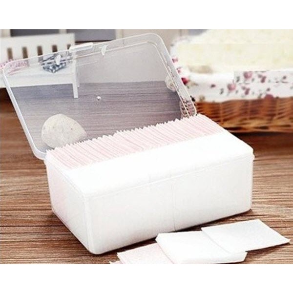 Bông Tẩy Trang Miniso Natural Cotton Pads 1000 miếng nội địa Nhật cotton mịn mềm siêu mỏng thấm hút tốt