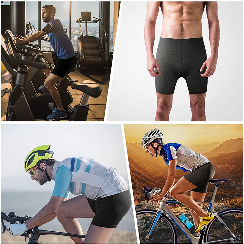 Globetrotter【COD &amp; Hàng sẵn sàng】Quần đùi đi xe đạp có đệm gel 3D