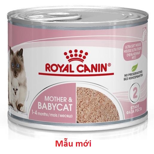 12 lon Pate Royal Canin Mèo mẹ &amp; Mèo con 195g mother &amp; baby cat