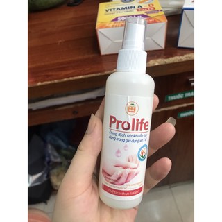 Dung dịch sát khuẩn tay Prolife 100ml