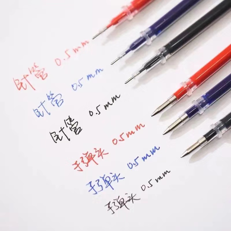 Set 24 Ruột Bút Bi Nhiều Màu Sắc 0.5mm / 0.38mm