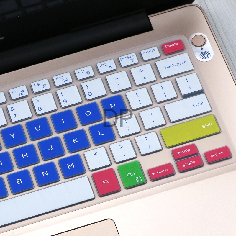 Miếng Dán Bàn Phím Silicon Mềm Siêu Mỏng Cho Dell Vostro 5000 5370 Inspiron 7380 7373 13.3 Inch