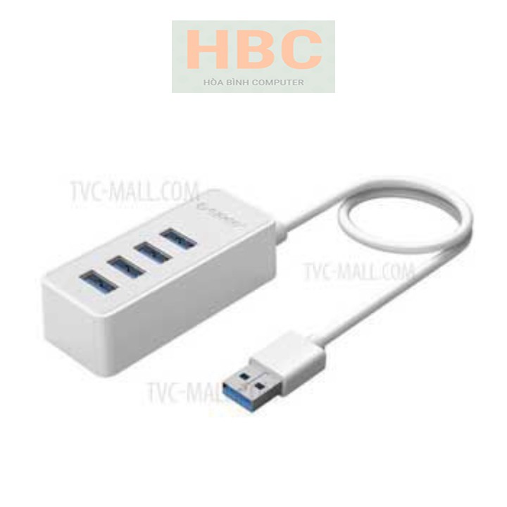 Bộ chia USB HUB 4 cổng USB 3.0 ORICO W5P-U3-30/W5PH4-U3-V1 | hub usb orico chính hãng