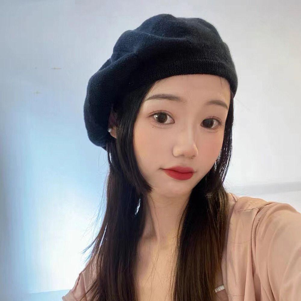 Mũ Beret VANES1 Màu Sắc Nhã Nhặn Dành Cho Nữ