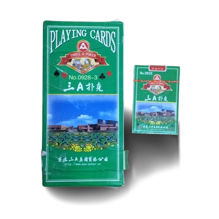 Bộ bài tây xanh lá No0982-3  52 lá