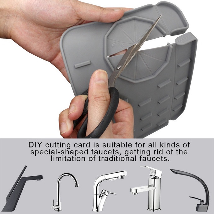 A-LIFE Thảm Silicone Hai Mặt Chống Văng Nước Cho Bồn Rửa Nhà Bếp Nhà Tắm