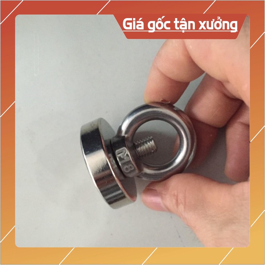 [Xả Kho] 2 cái Nam châm móc treo tròn D25mm,  loai nam châm cứu hộ nhỏ lực hút mạnh