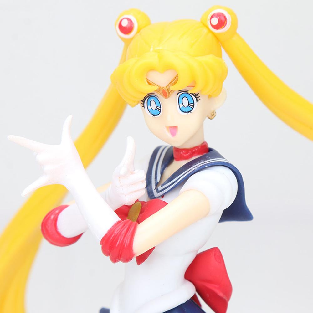 Sailor Moon Bộ 5 Tượng Thủy Thủ Mặt Trăng 18cm
