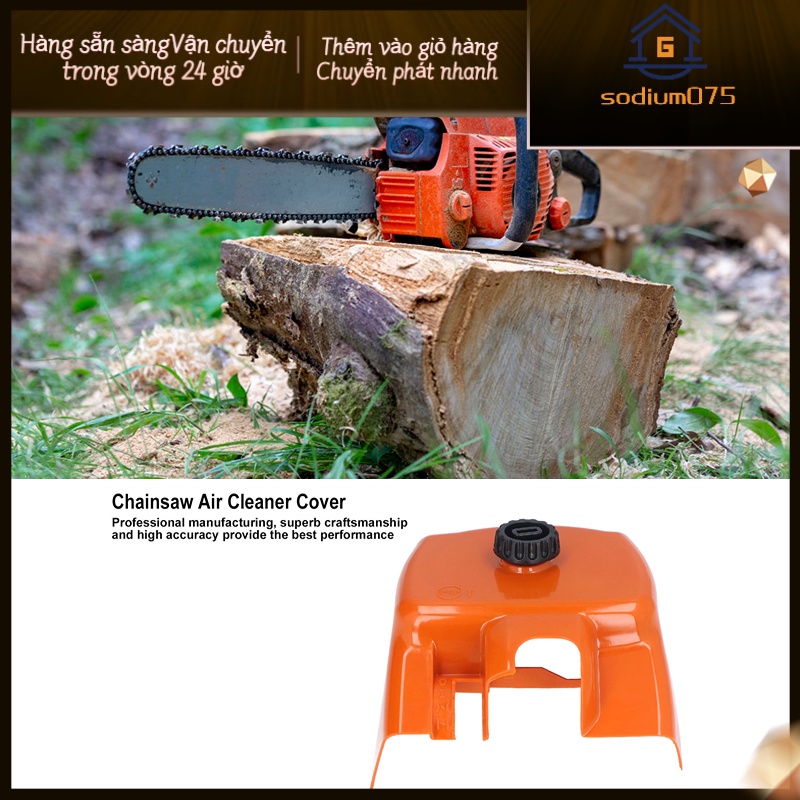 Có thể bán buôn Nắp bộ lọc khí máy cưa Thay thế nắp cho STIHL MS660 MS650 066 Sodium075 Hàng giao ngay