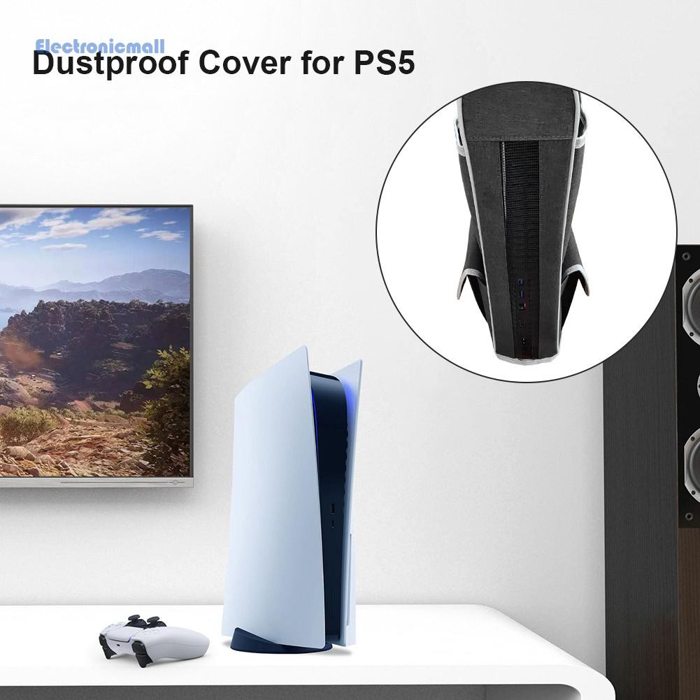 ElectronicMall01 Washable Dust Cover for PS5 Anti Scratch Sleeve with 12 Game Disc Pockets | BigBuy360 - bigbuy360.vn