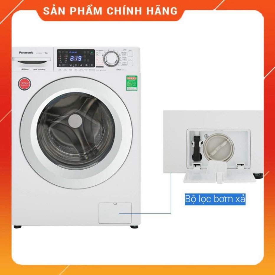 [ FREE SHIP KHU VỰC HÀ NỘI ] Máy giặt Panasonic cửa ngang 9 kg NA-V90FG1WVT