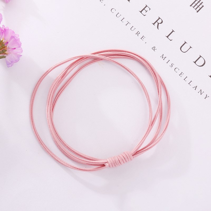 Dây chun buộc tóc Hàn Quốc màu sắc đơn giản cho cô nàng năng động, cá tính
