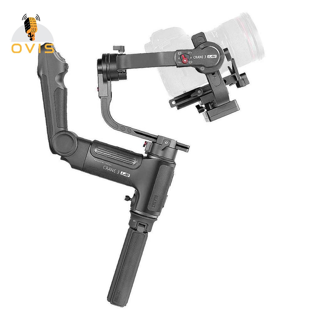 [BH 1 ĐỔI 1] Tay Cầm Chống Rung (Gimbal) Cao Cấp Cỡ Lớn Zhiyun Crane 3 Lab, Wireless Với Ứng Dụng Smartphone, Pin 7.5h