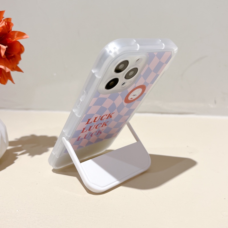 Ốp lưng iphoneỐp Điện Thoại  Kèm Giá Đỡ Tàng Hình Họa Tiết Hoạt Hình Dễ Thương Cho iphone 14 / 13Pro 12 / xs / 6 / 7 / 8PLUSDinuo case