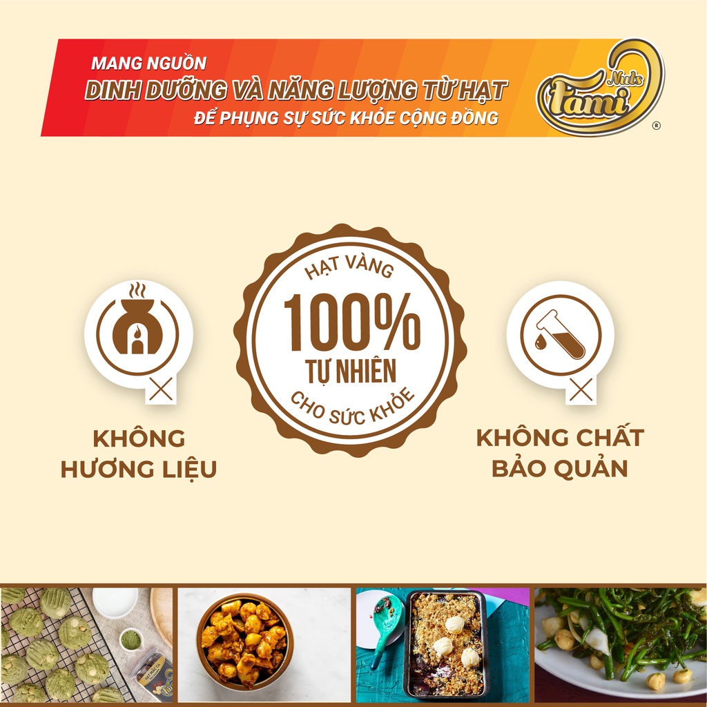 Hạt macca nhập khẩu Úc thực phẩm giàu dinh dưỡng Faminuts 120 gr