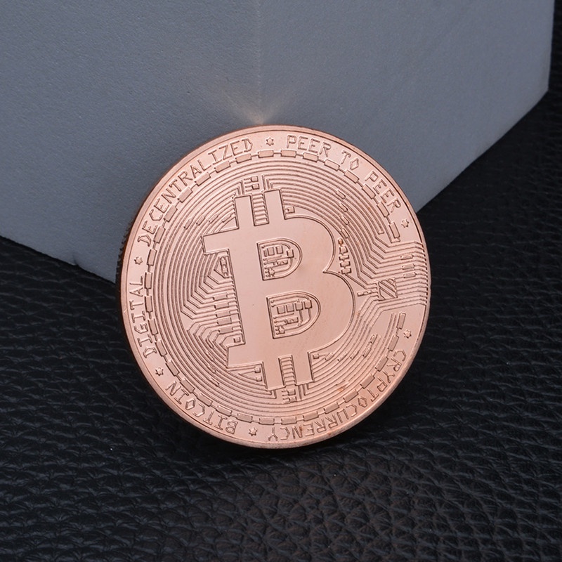 Đồng xu kỷ niệm kim loại Bitcoin sưu tầm sáng tạo BTC