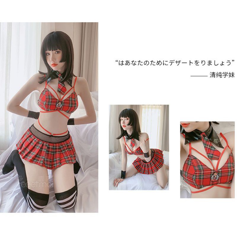 Cosplay nữ sinh Anh Quốc sexy - bộ đồ ngủ hóa trang học sinh gợi cảm mẫu mới 2021 | BigBuy360 - bigbuy360.vn