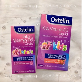 Ostelin Vitamin D3 Liquid/Drops cho bé