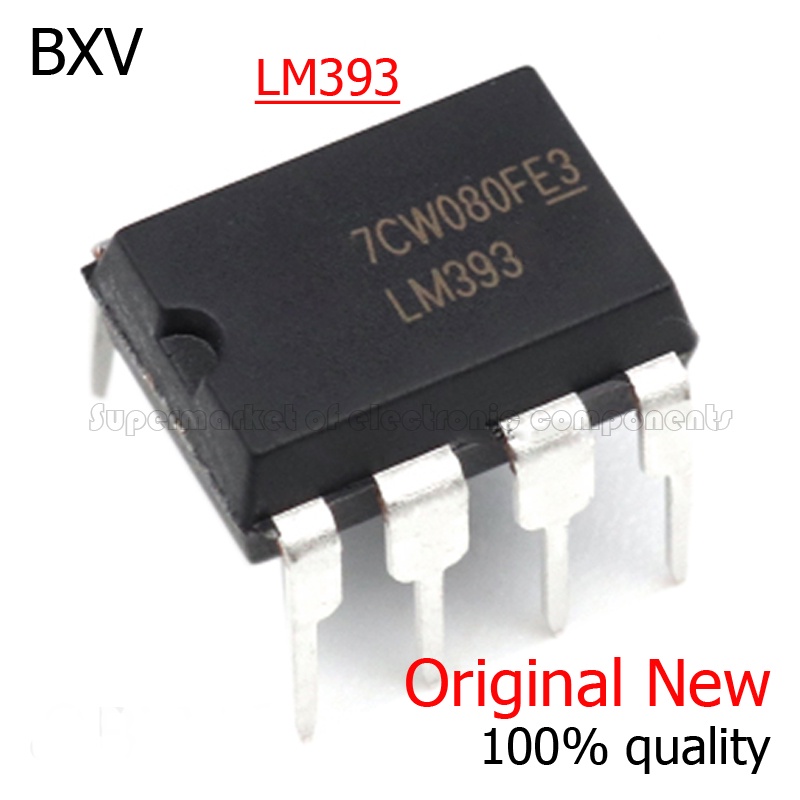 Set 10 Chip IC LM393 SOP-8 393 DIP-8 SOP / DIP 10 / DIP + 10 Cặp