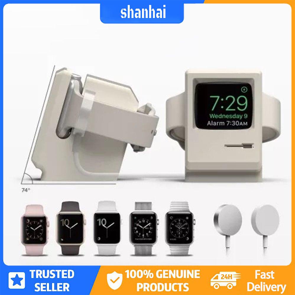 Đế Sạc Bằng Silicone Phong Cách Retro Cho Apple Watch