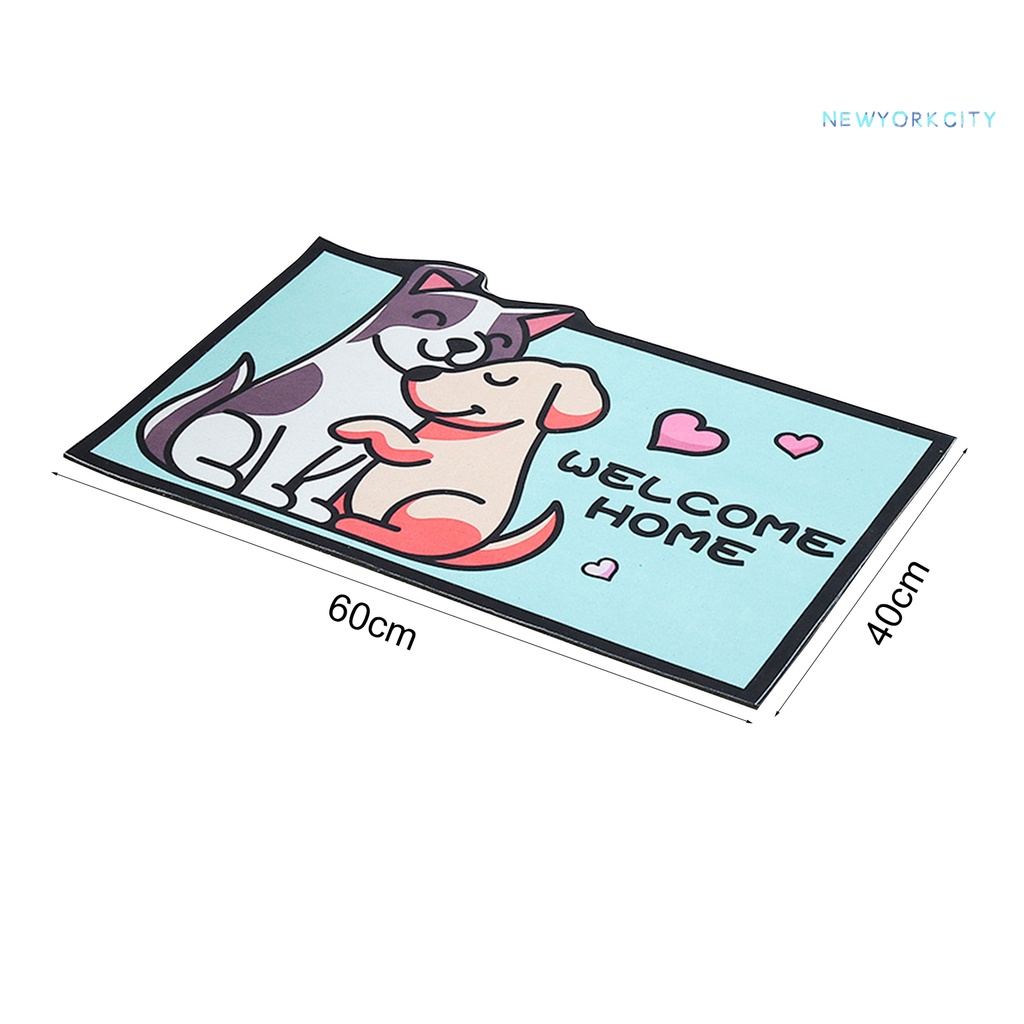 Thảm lót sàn Polyester Siêu Thấm Hút In Họa Tiết Hoạt Hình Dễ Thương Thoải Mái Cho Phòng Ngủ