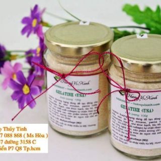 Hũ thủy tinh nắp thiếc 200ml - Hủ đựng gia vị