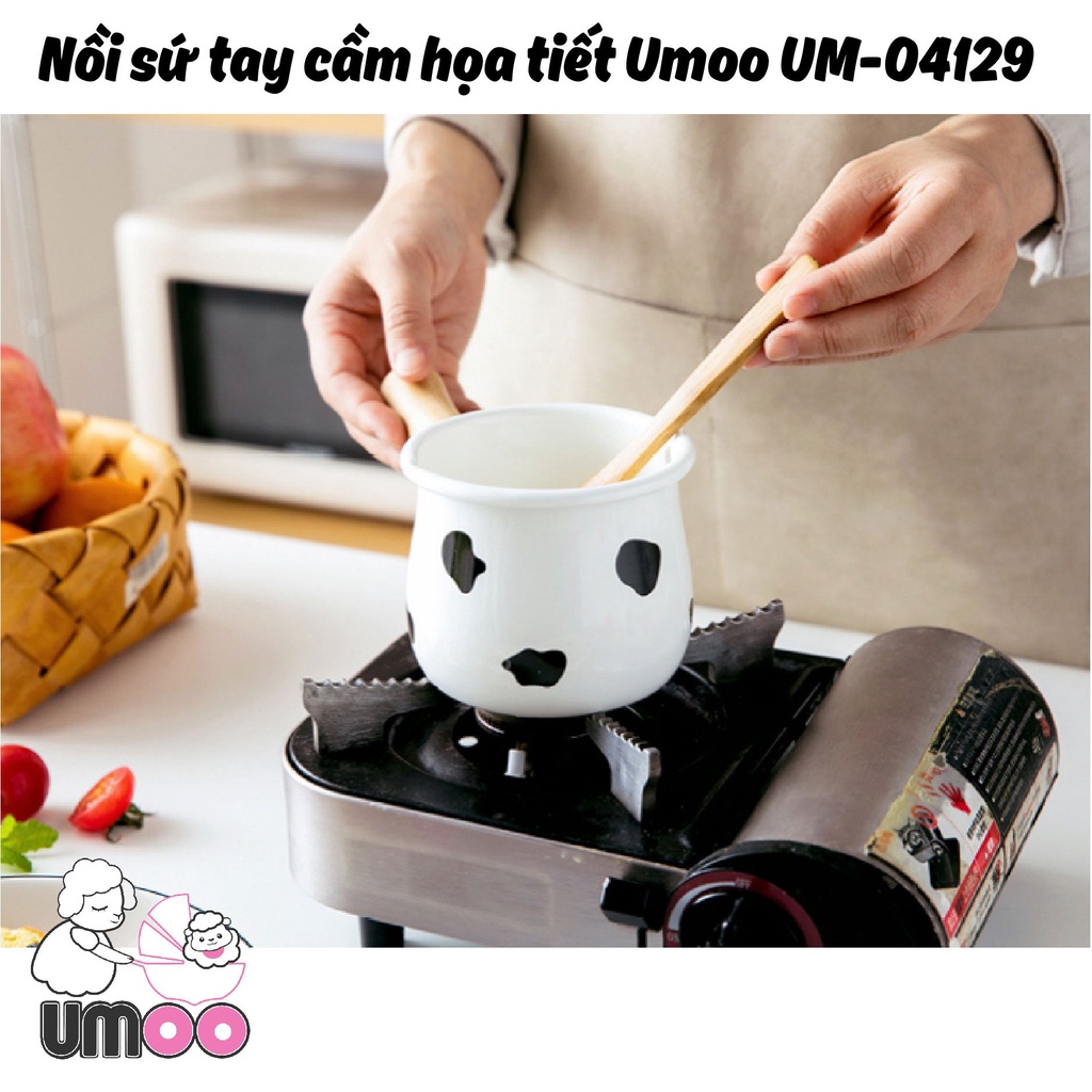 Nối sứ tay cầm hoa họa tiết Umoo UM-04129