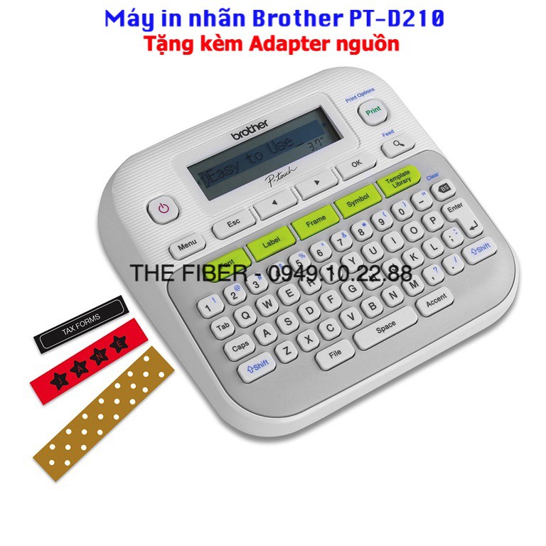Máy in nhãn Brother PT-D210 Tặng kèm Adapter nguồn | BigBuy360 - bigbuy360.vn