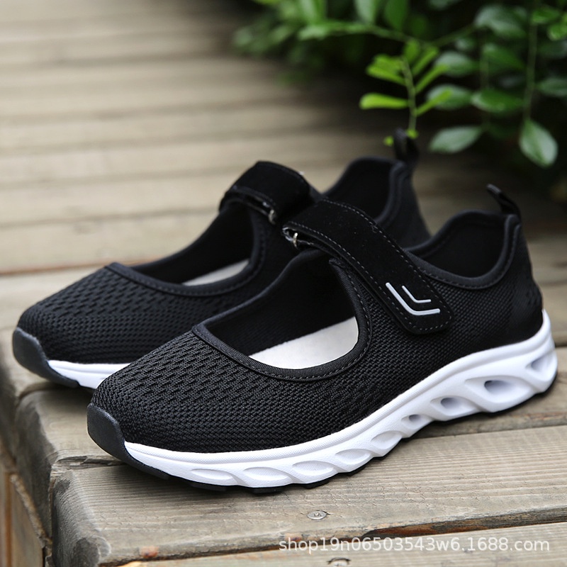 Giày sandal khóa dán thời trang du lịch cho người lớn tuổi