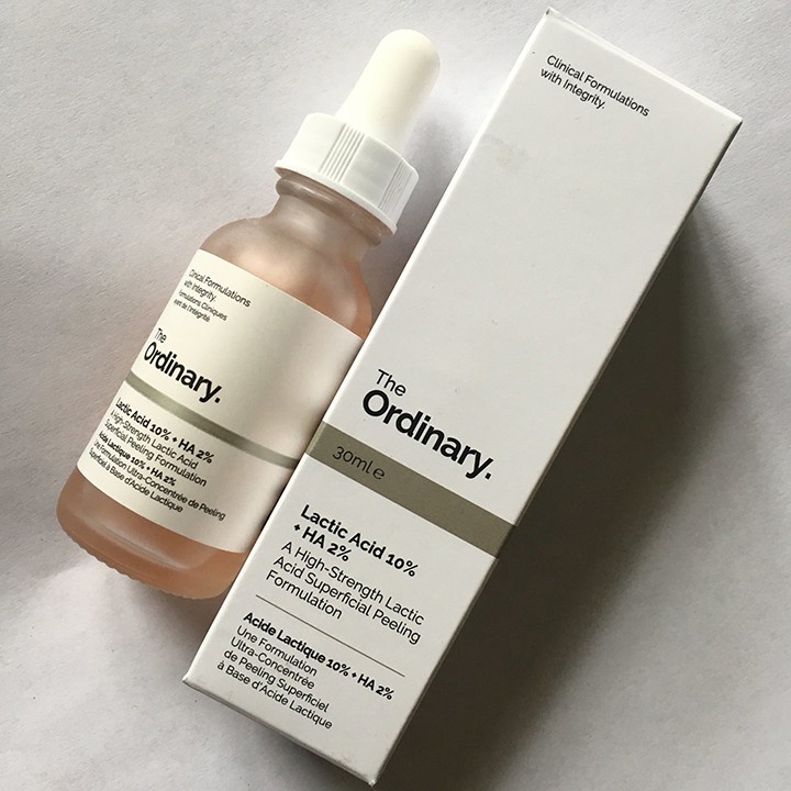 Tinh chất THE ORDINARY Giúp Tẩy Da Chết Mụn Đầu Đen Chứa Lactic Acid 5% + HA 30ml