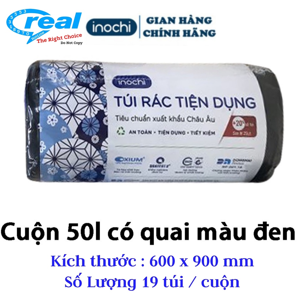 { Tổng kho giá rẻ }Túi Đựng Rác Nhiều Size Có Quai Xuất Nhật Soji Inochi 3 Size S/M/L