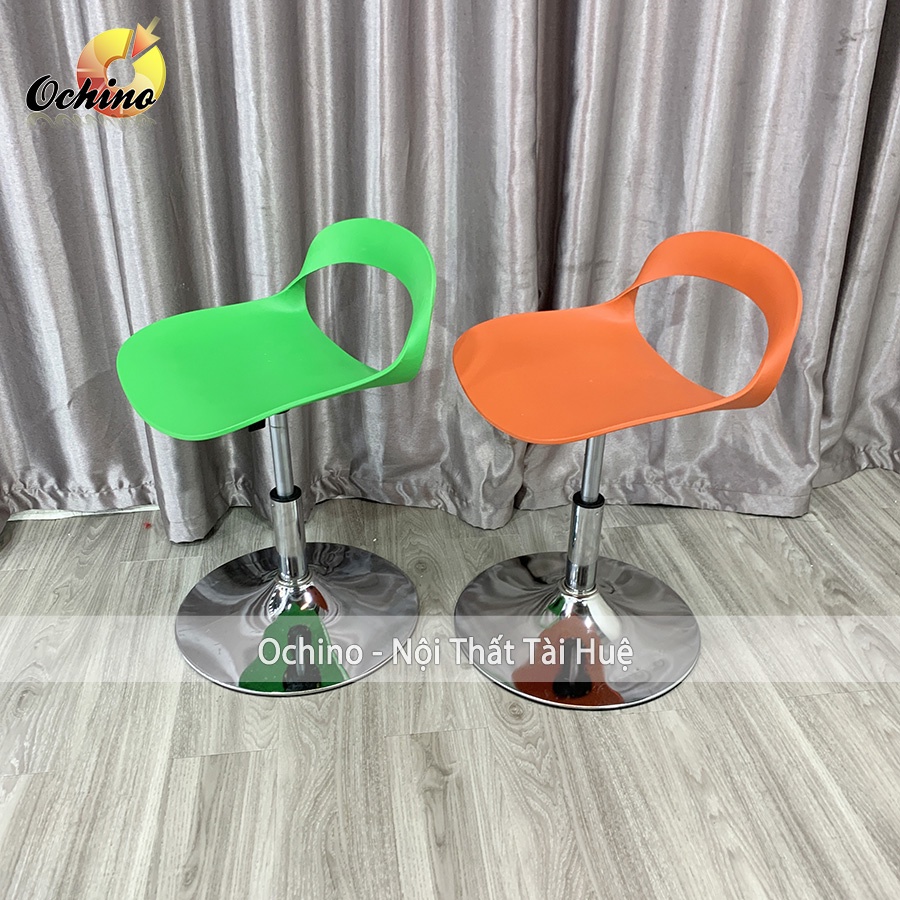 Ghế Trang Điểm, Ghế Chụp Hình Mẫu Nhựa Chậu Lỗ Xinh Xắn Cao 30/50Cm (Đủ Màu)