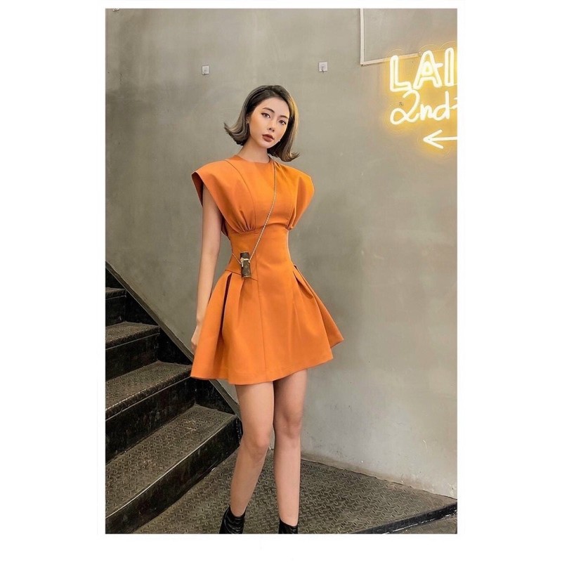 [Mã SKAMA06 giảm 8% tối đa 50K đơn 250K] Đầm tay liền chíp ben eo | BigBuy360 - bigbuy360.vn