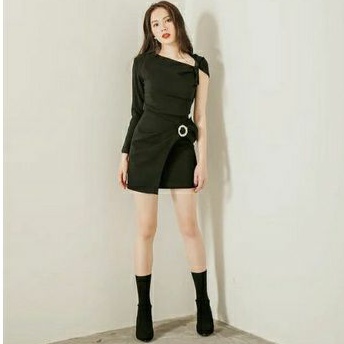 COCOSIN ⤑ Áo kiểu 1 tay xoắn vai ⇿〈Giá gốc 490〉