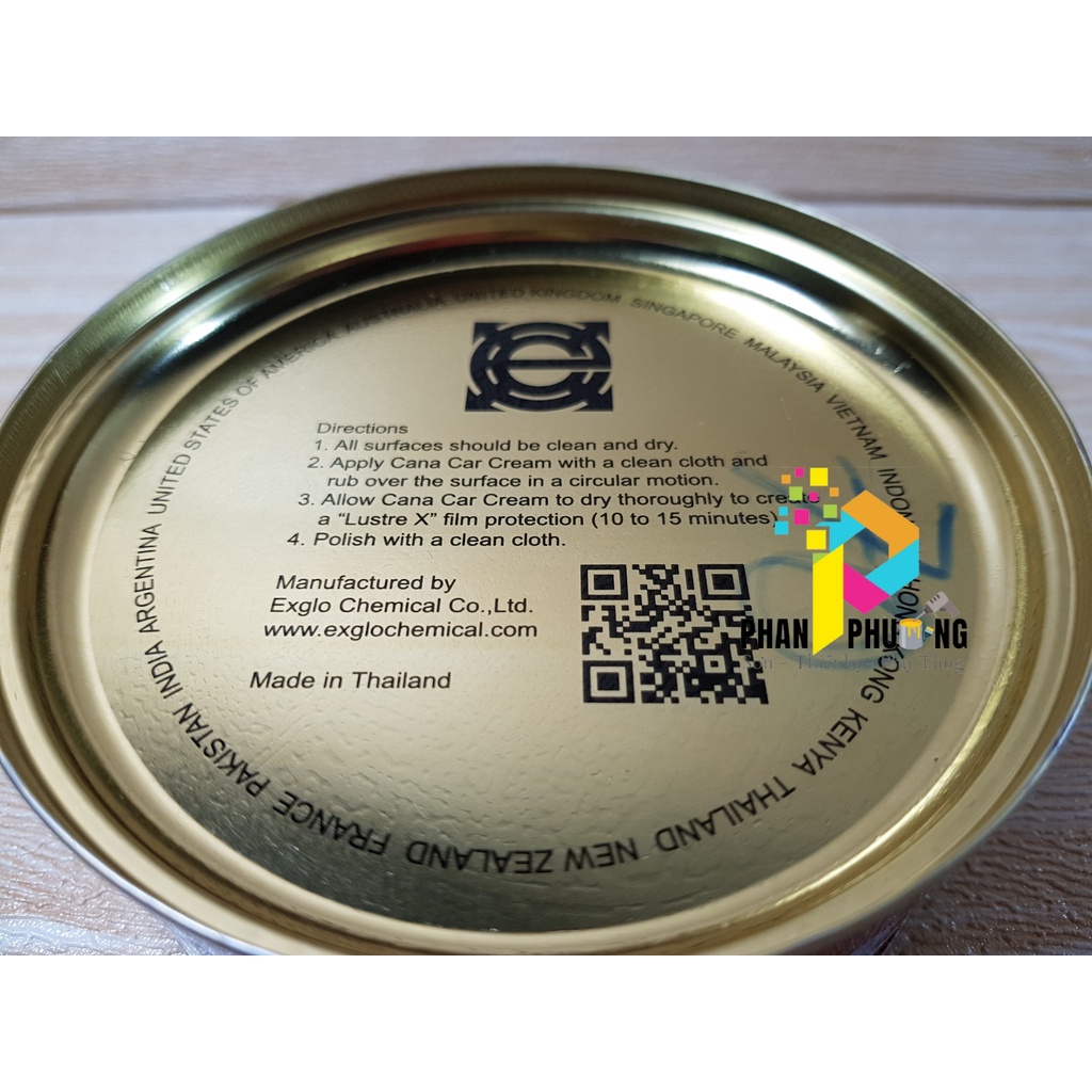 Kem Đánh Bóng Xóa Trầy Xước Cana Car Cream hộp lớn 220g
