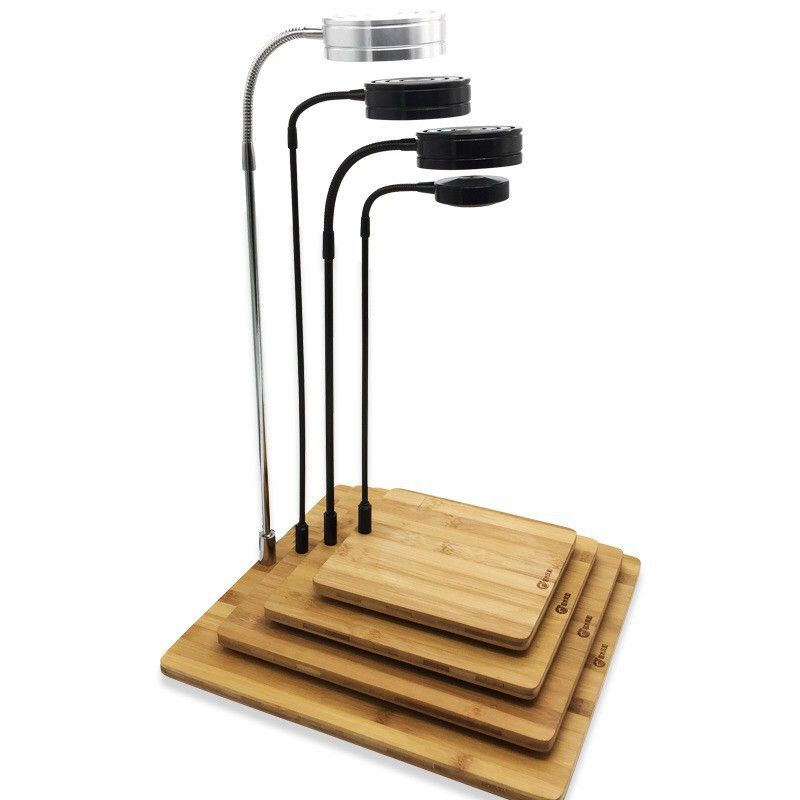 Đèn Led Đế Gỗ Dùng Cho Hồ Cá Tròn , Trang Trí Bán Cạn ,Terarium,....