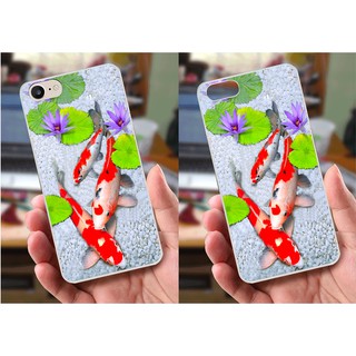 Ốp lưng iPhone 6 / 6S (dẻo viền trắng trong) - Hình Chim Công, Cá Chép, Cò