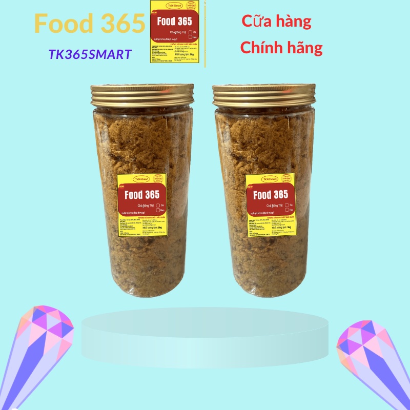 Chà bông gà cay đặc biệt ớt tự hiểm tự nhiên ruốc làm bánh cao cấp Sài Gòn - bản hũ nắp vàng