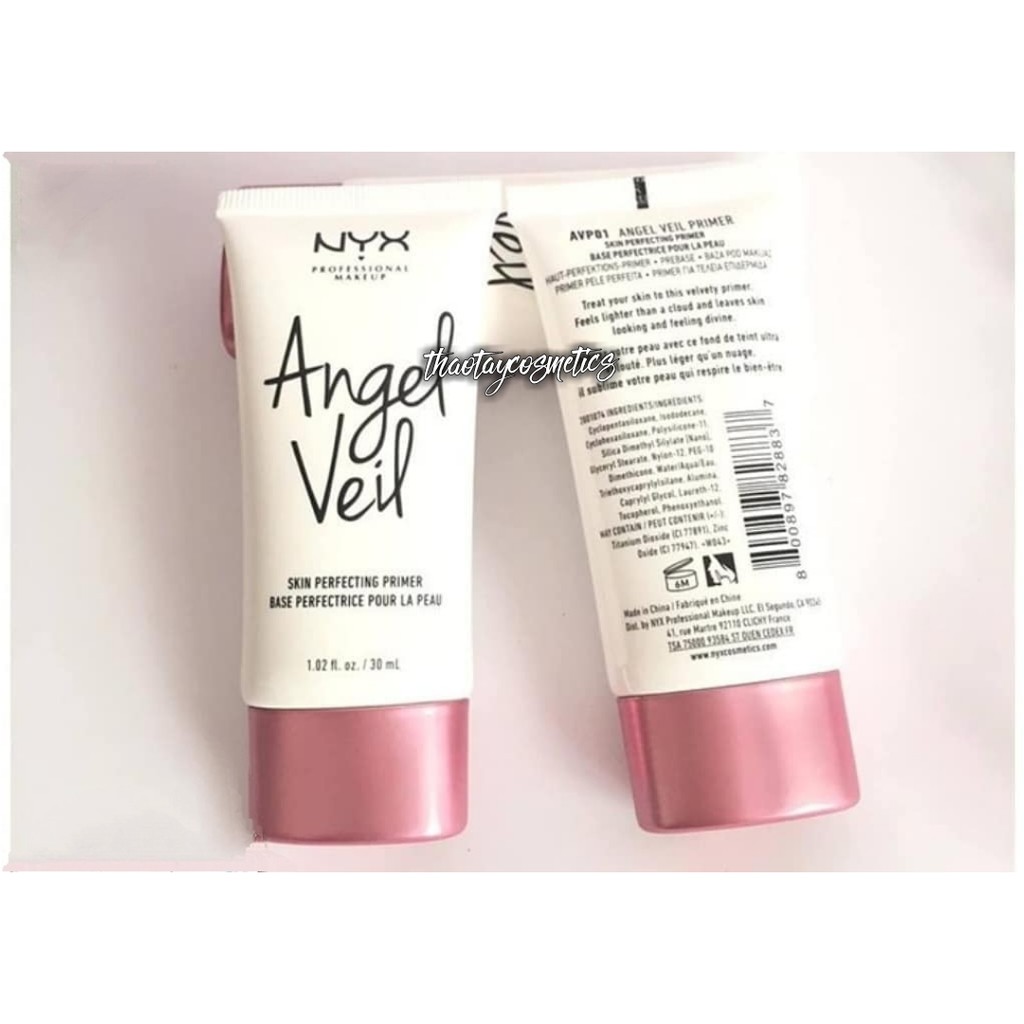 Kem lót NYX kiềm dầu che phủ lỗ chân lông Angel Veil Skin Perfecting Primer (30ml)