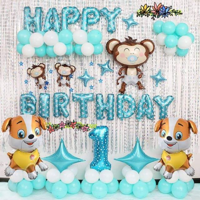 Set sinh nhật cho bé 1 tuổi