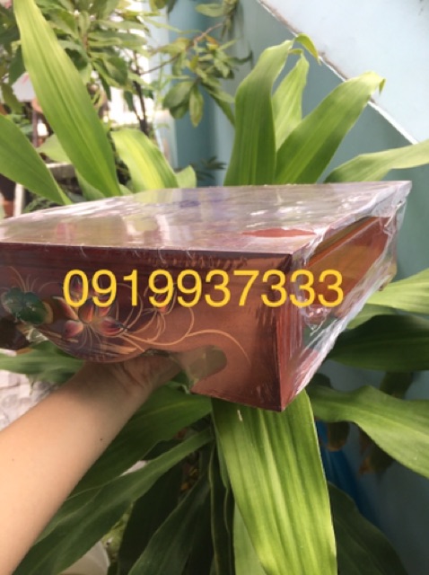 Đôn gỗ kê tượng vuông ( 25*25cm)