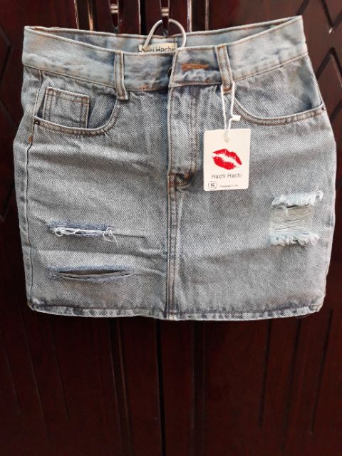 Chân váy jean