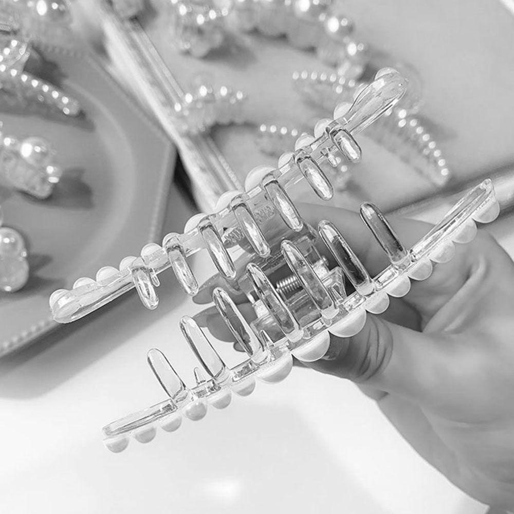 Kẹp Tóc Càng Cua Bằng Nhựa Lấp Lánh Phong Cách Hàn Quốc Cho Nữ