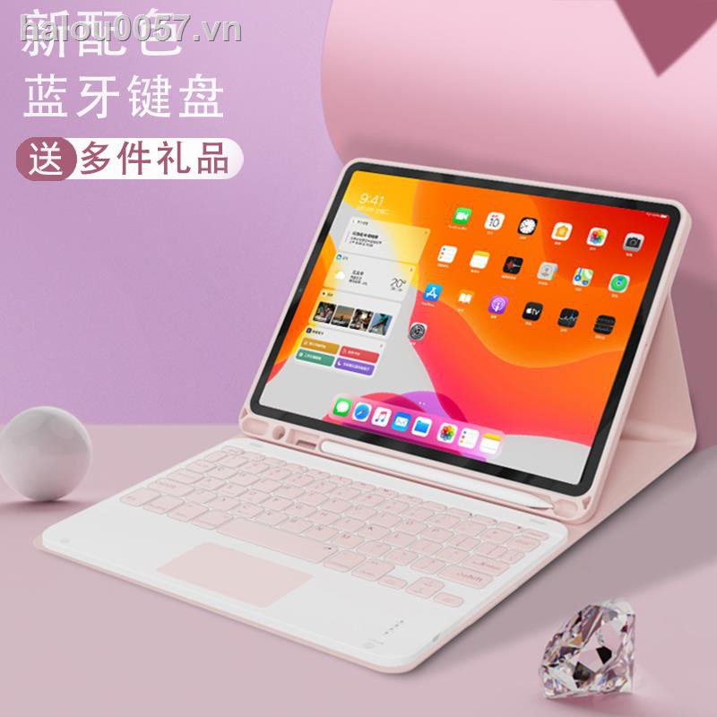 ✗☊☃✿Ready stock✿ ipad case Applicable to Apple’s new  PC Pro11 with pen slot protective cover Air3 touchpad Bluetooth keyboard integrated 10.2 inch 10.5 wireless seventh and eighth generation silicone