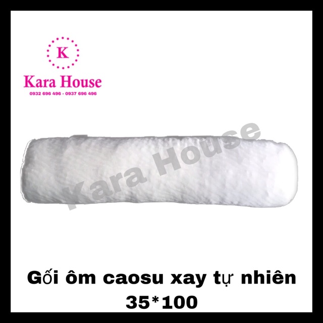 Gối ôm cao su xay tự nhiên 35*100 - Kara House