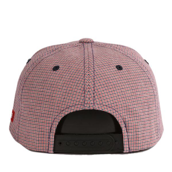 Mũ snapback Mũ hiphop Premi3r DRUNKEN MULTICHECK red/navy Mũ Lưỡi Trai Phong Cách Hiphop Cho Nam